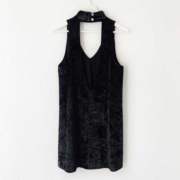 Show Me Your MuMu Black Metallic Choker Dress S - Picture 3 of 6